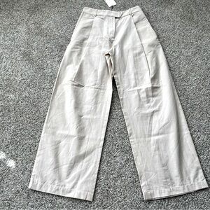 NWT Zara cream trousers size medium